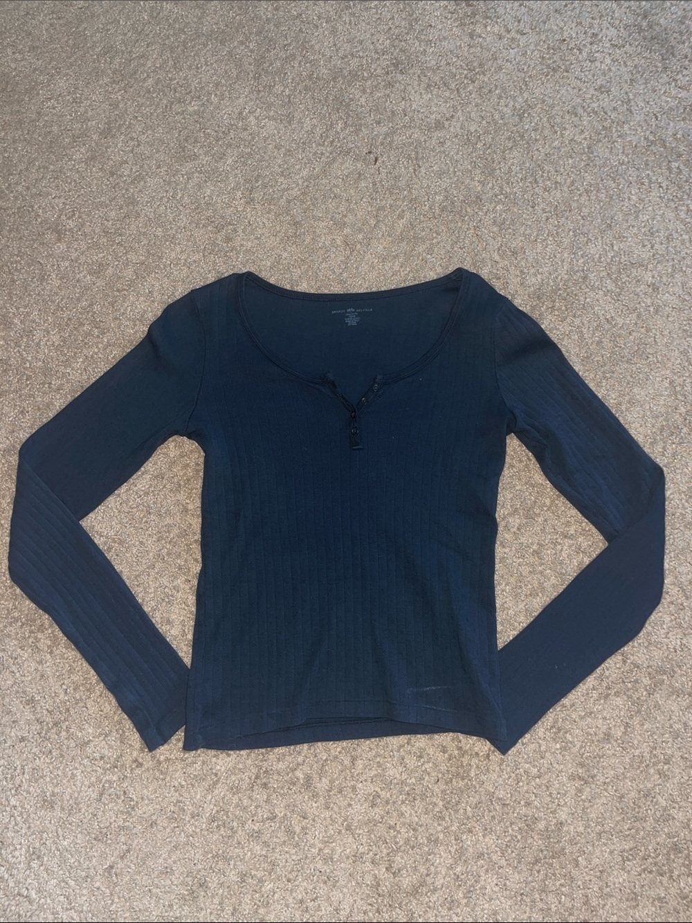 Brandy Melville pointelle top